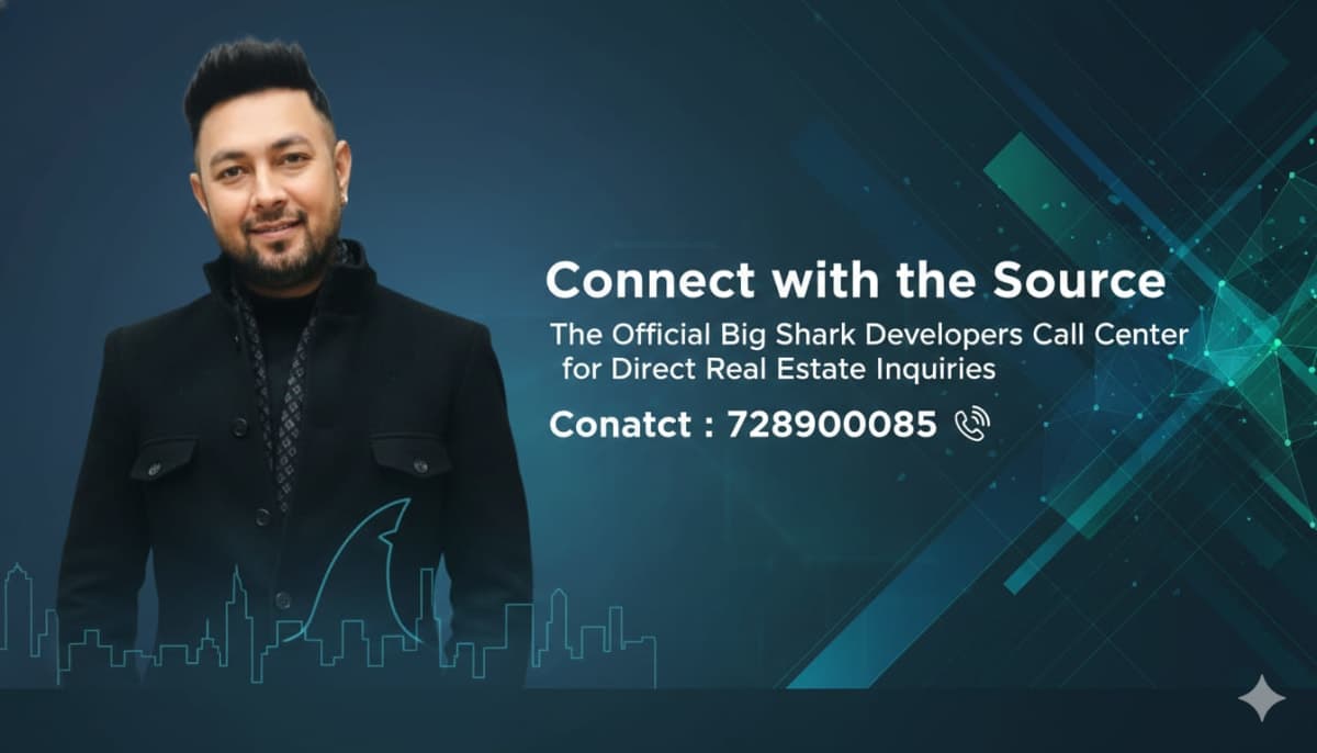 Official direct call center for Big Shark Developers, the real estate company owned by Narender Pahuja.