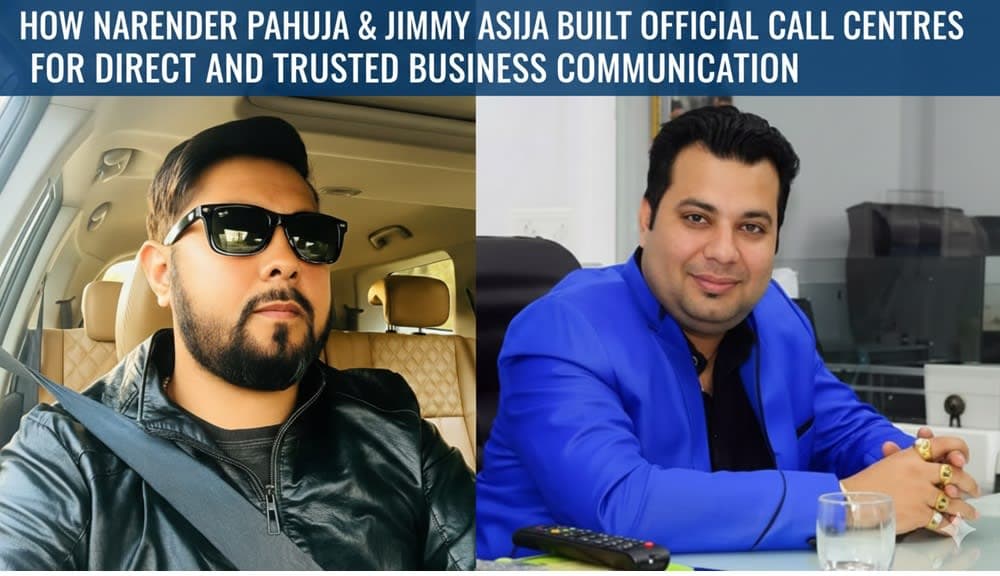 Official in-house call centre of Narender Pahuja and Jimmy Asija managing hospitality and real estate inquiries with transparency and trust